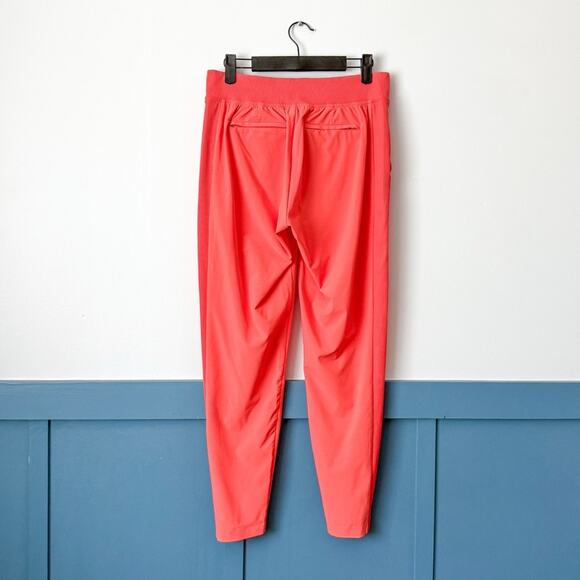 Athleta Brooklyn Ankle Pants SIZE 0 Coral Pull On - Picture 3 of 5